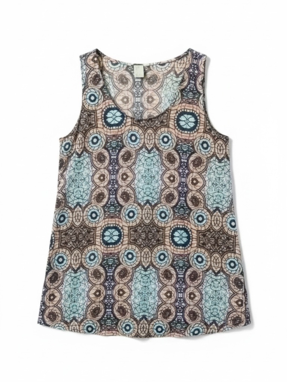 H&M Geometric Print Sleeveless Tank Top XL